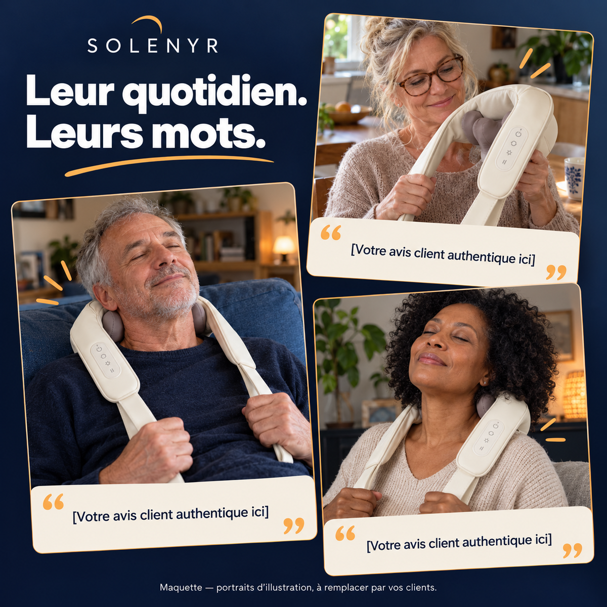 Solenyr — Masseur nuque & épaules