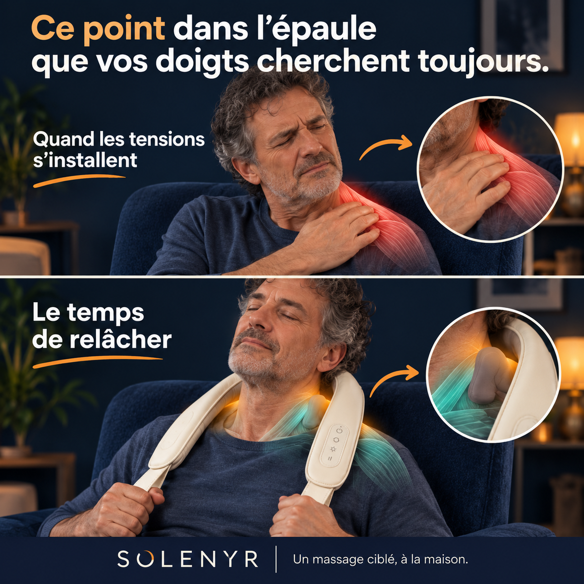 Solenyr — Masseur nuque & épaules