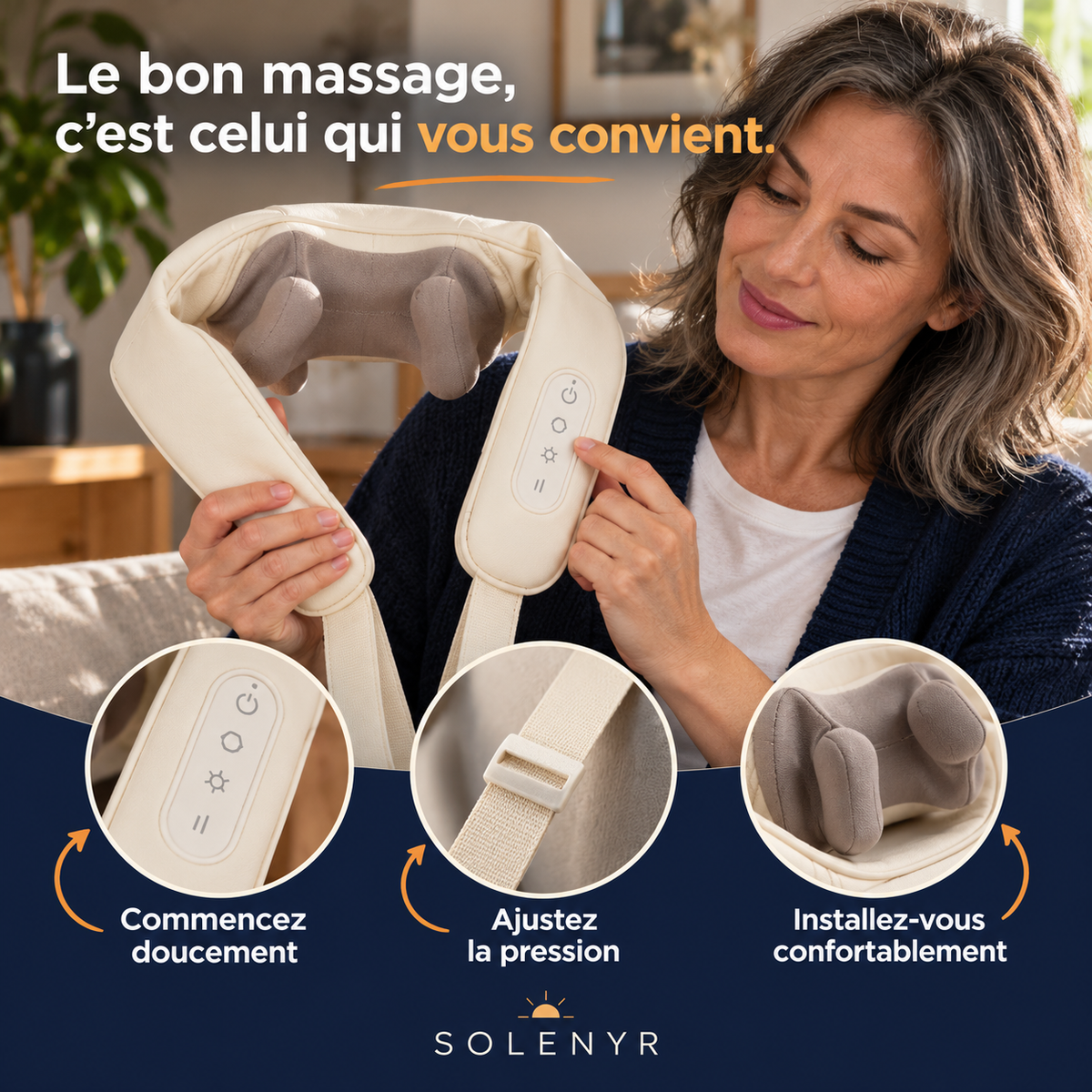 Solenyr — Masseur nuque & épaules